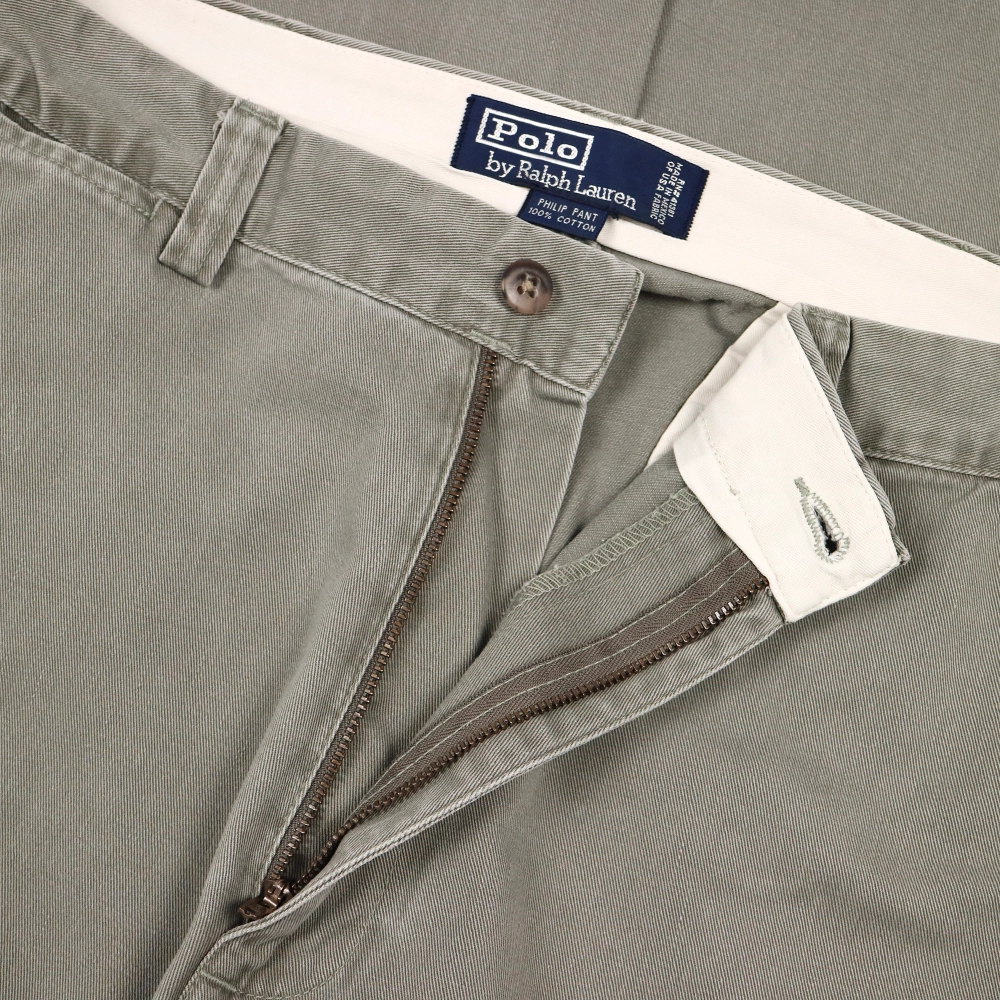 90s Polo Ralph Lauren Philip Pants Grey Size 34