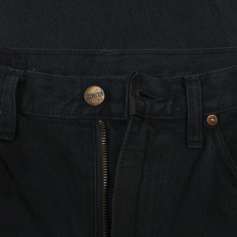 Vintage Edwin Black Denim Jeans Size 28