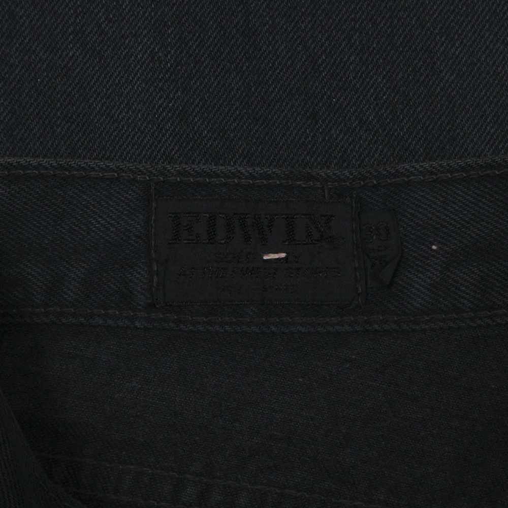 Vintage Edwin Black Denim Jeans Size 28