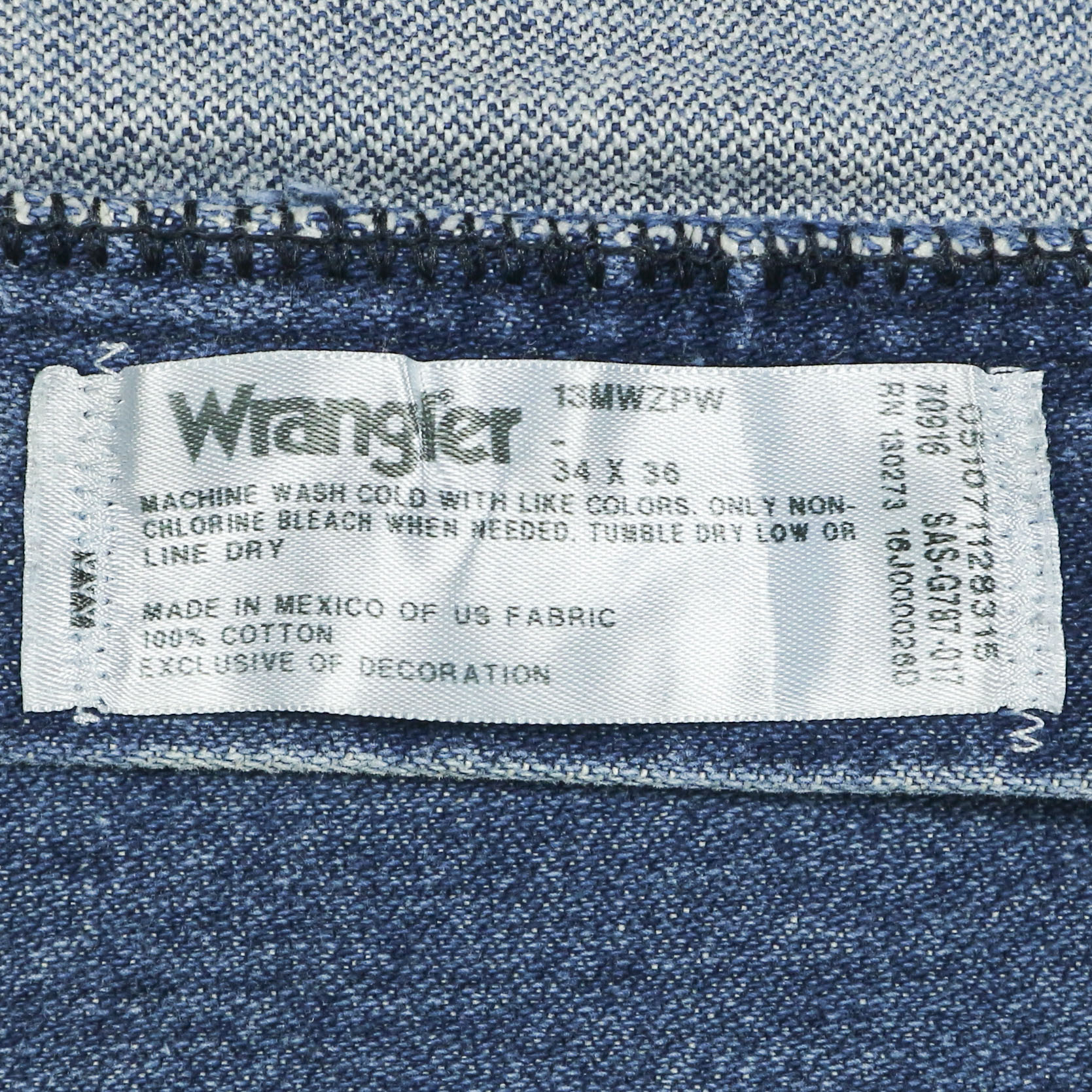 Wrangler Denim Cowboy Jeans Size 34