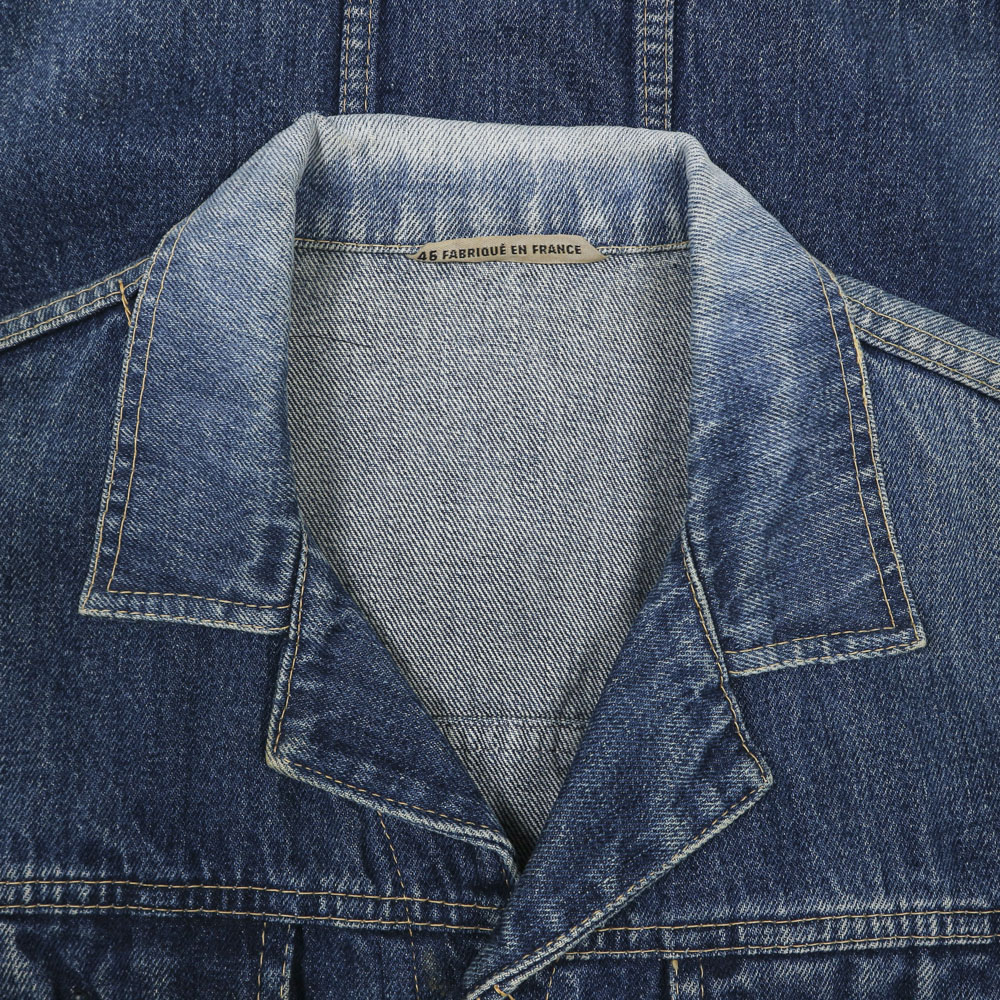 French Brand Trucker Denim Jacket Size M
