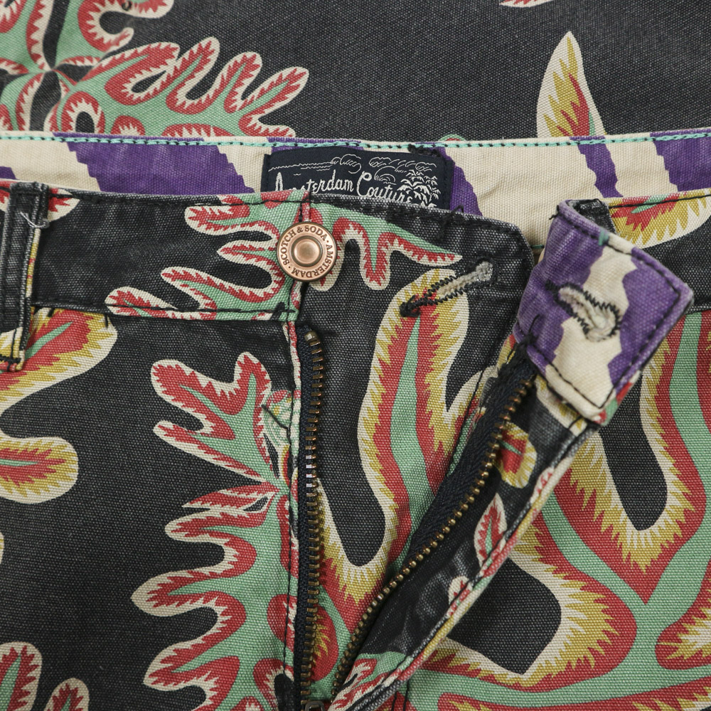 Scotch & Soda Canvas Floral Shorts Size 32