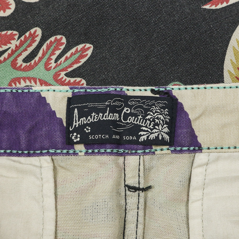 Scotch & Soda Canvas Floral Shorts Size 32
