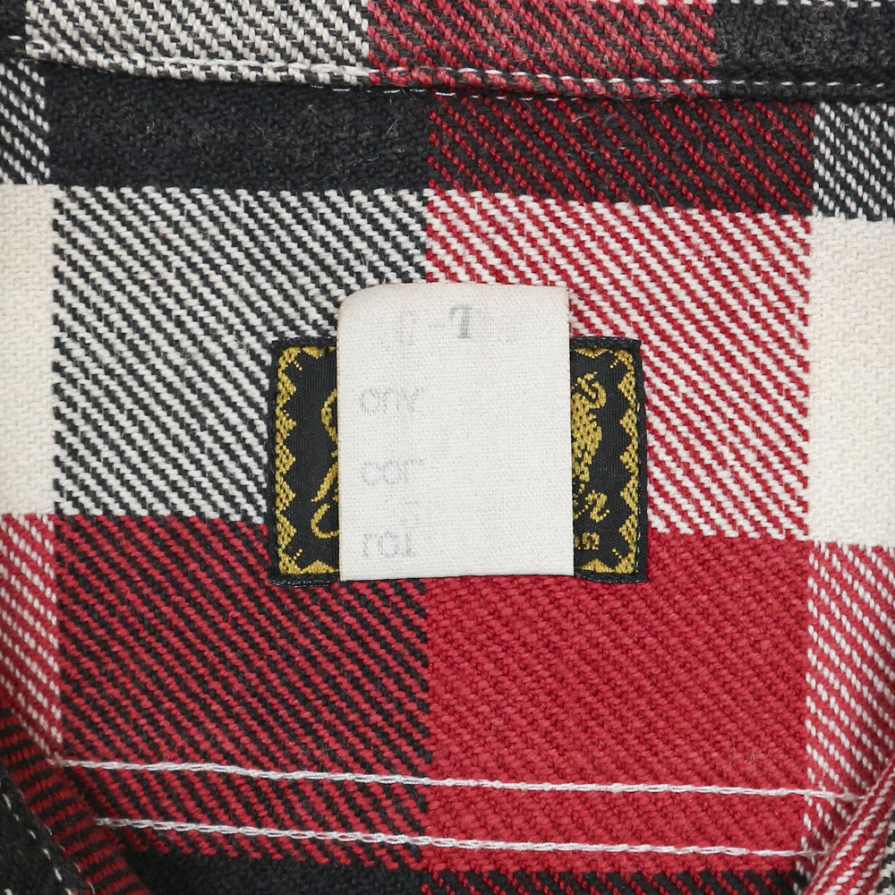 Cushman Japan Heavy Flannel Work Shirt Size M