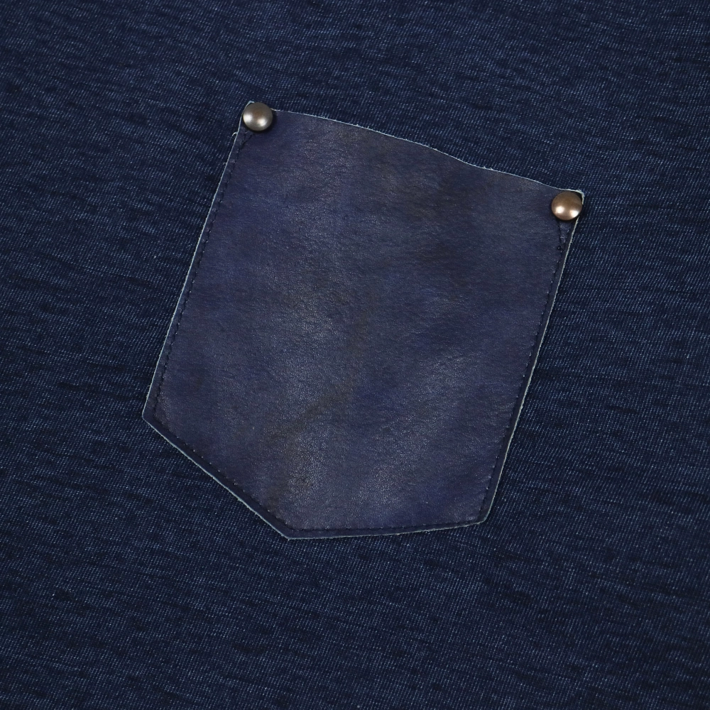 Pure Blue Japan Indigo Pocket T-Shirt Size M