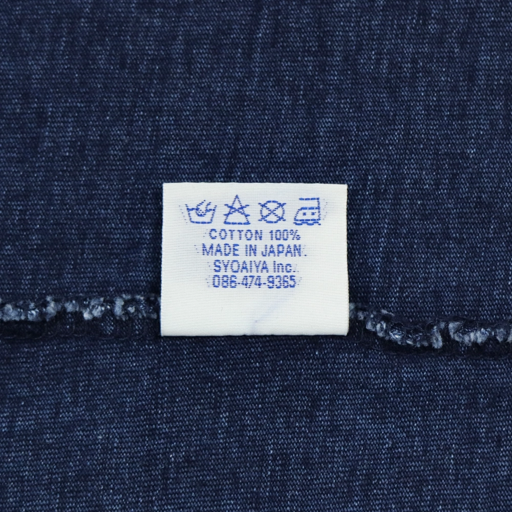Pure Blue Japan Indigo Pocket T-Shirt Size M