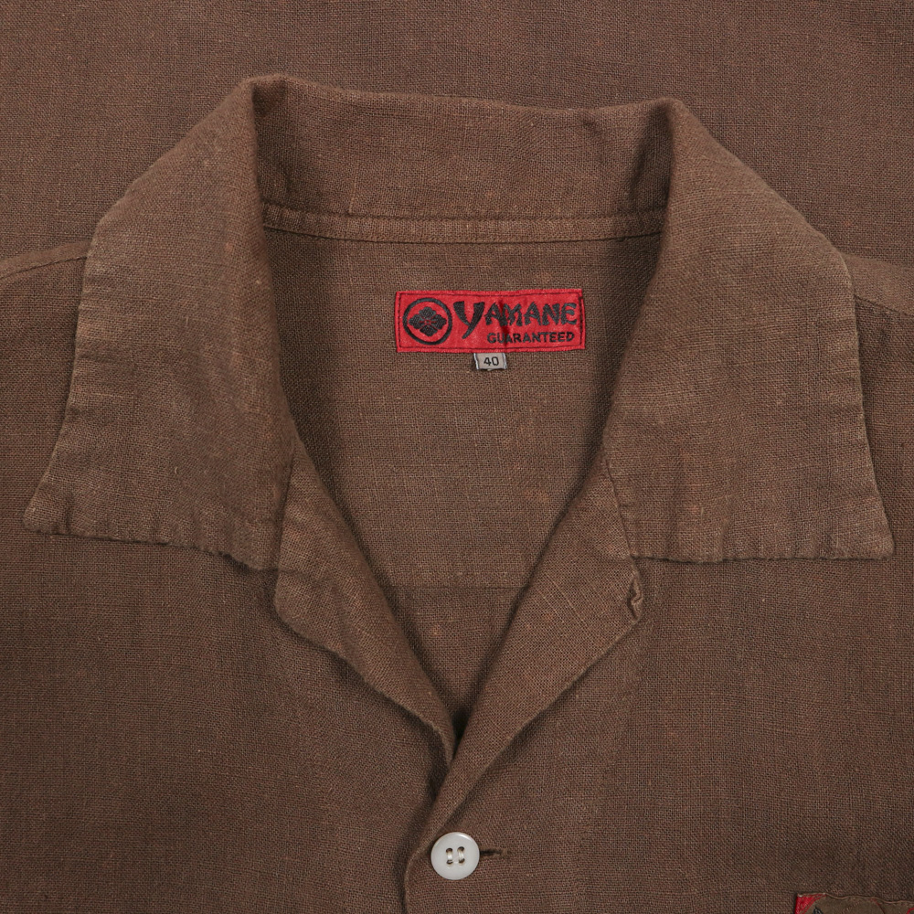 Old Evisu Yamane Label Linen S/S Shirt Size L