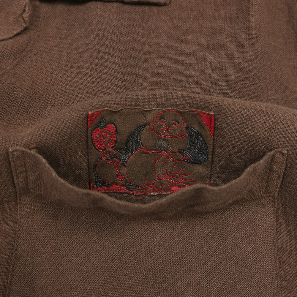 Old Evisu Yamane Label Linen S/S Shirt Size L