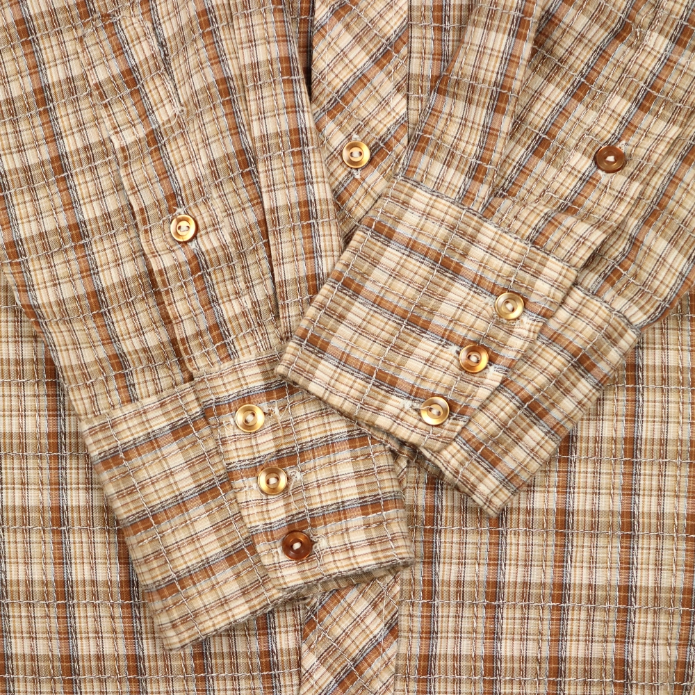 Vintage Temtex USA Plaid Western Shirt Size L
