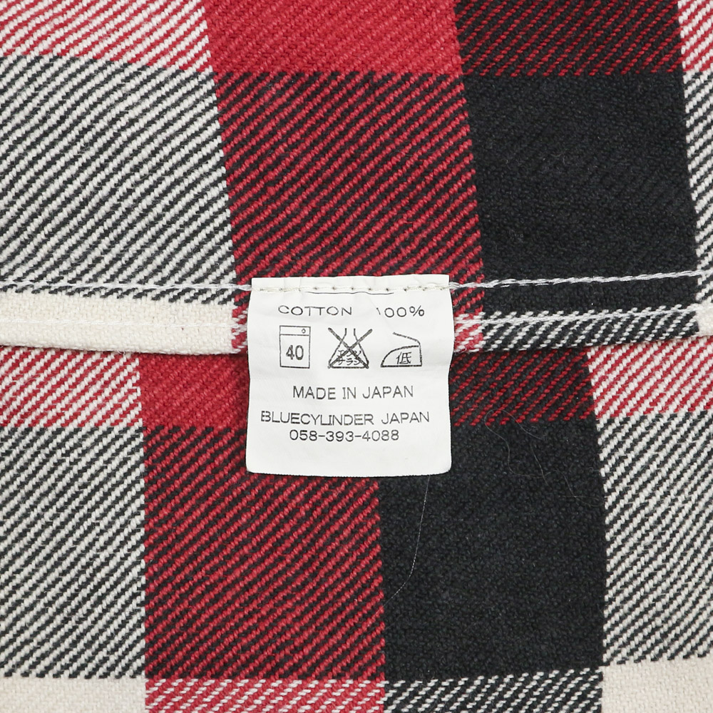 Cushman Japan Heavy Flannel Work Shirt Size M