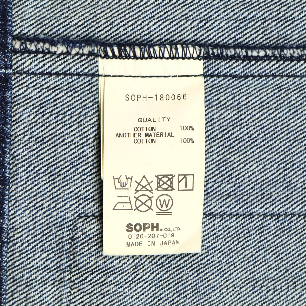 Sophnet. Japan 18SS Denim Cardigan Size M