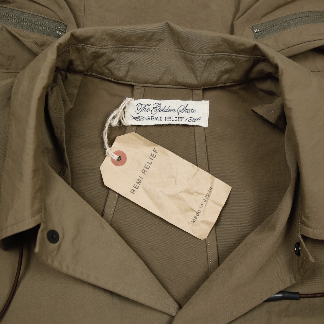 Remi Relief Made in Japan Nylon Utility Jacket Size L