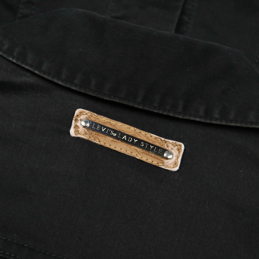 2000s Levi's Lady Black Jacket Women Size M