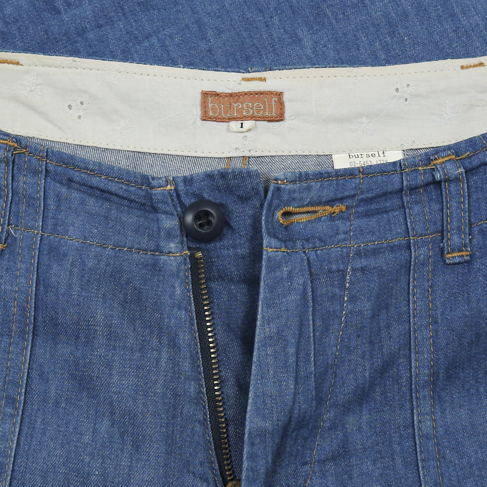 Burself Made in JP Light Denim Baker Pants Size 30
