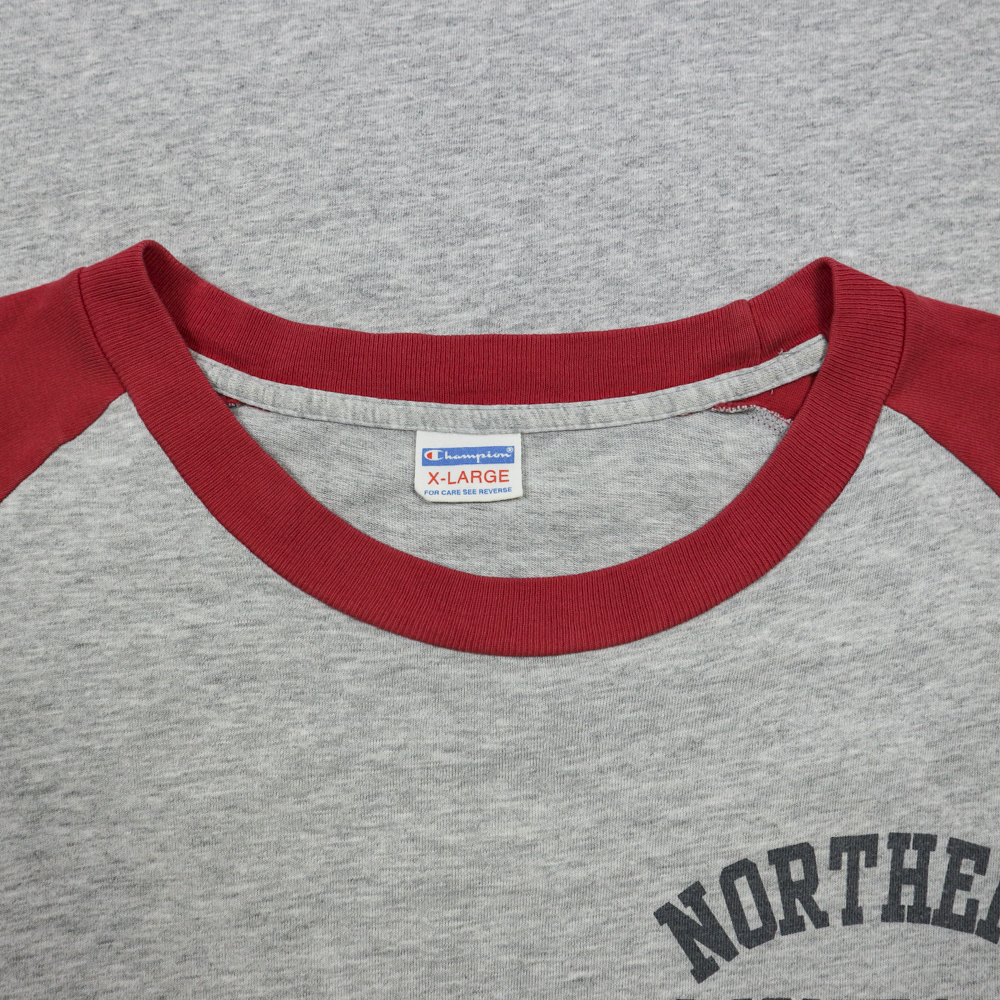 Champion Raglan Classic Sport Print T-Shirt Size XL