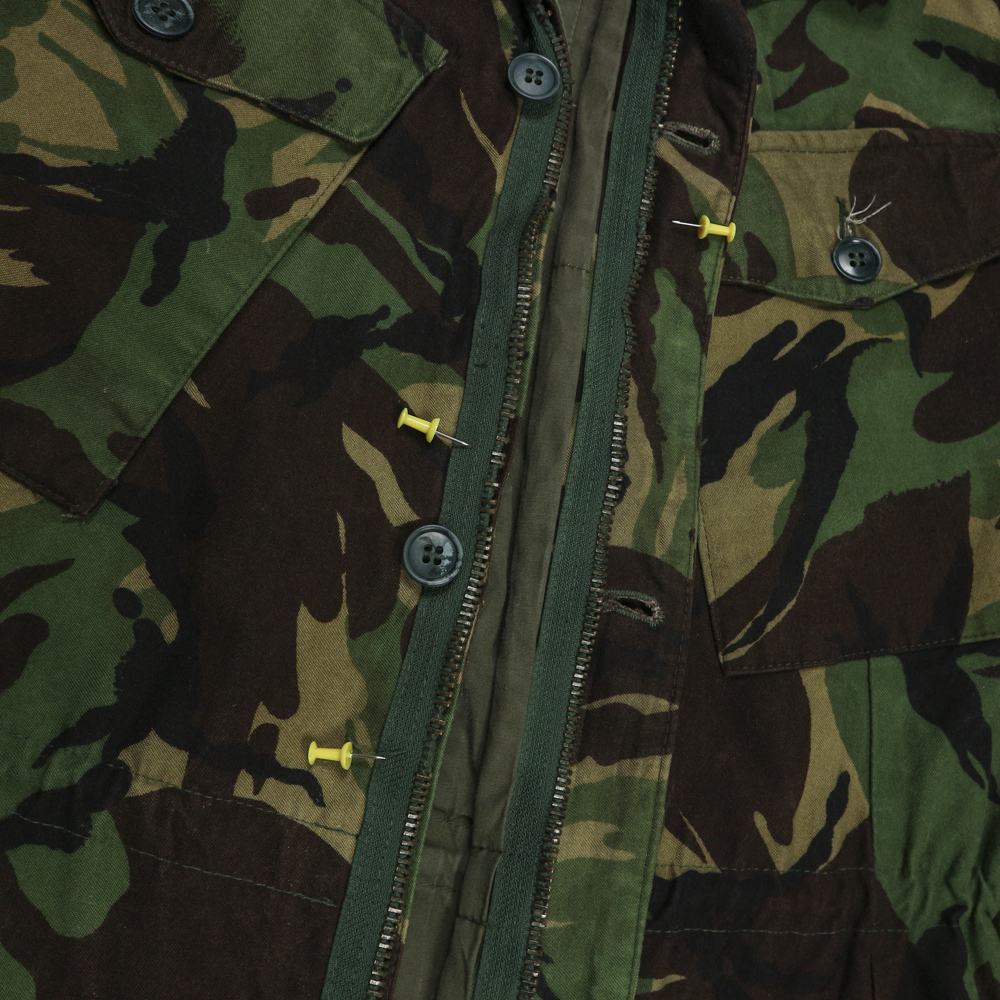 90s British Army Camo Combat Jacket Size L