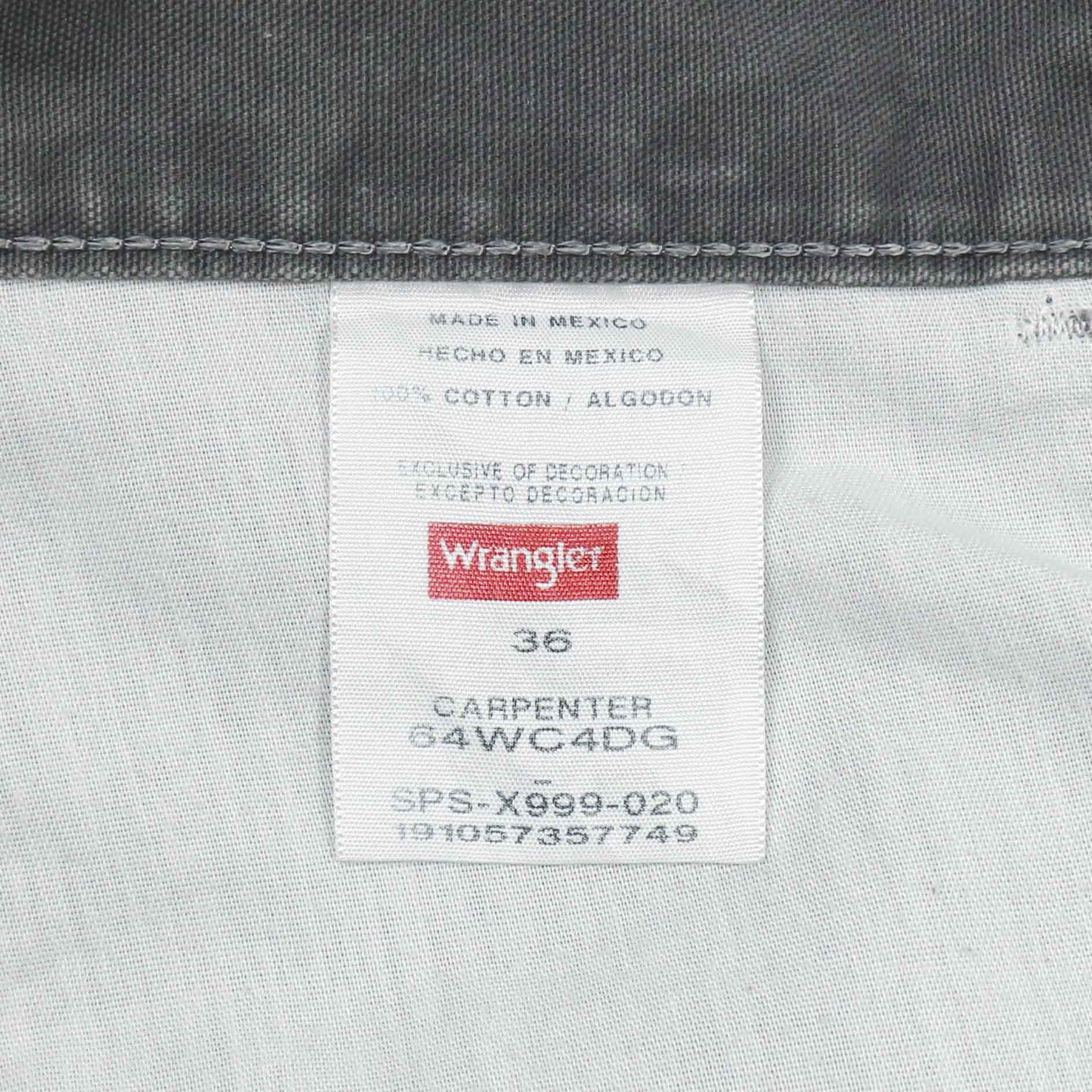 Wrangler Canvas Carpenter Shorts Size 36