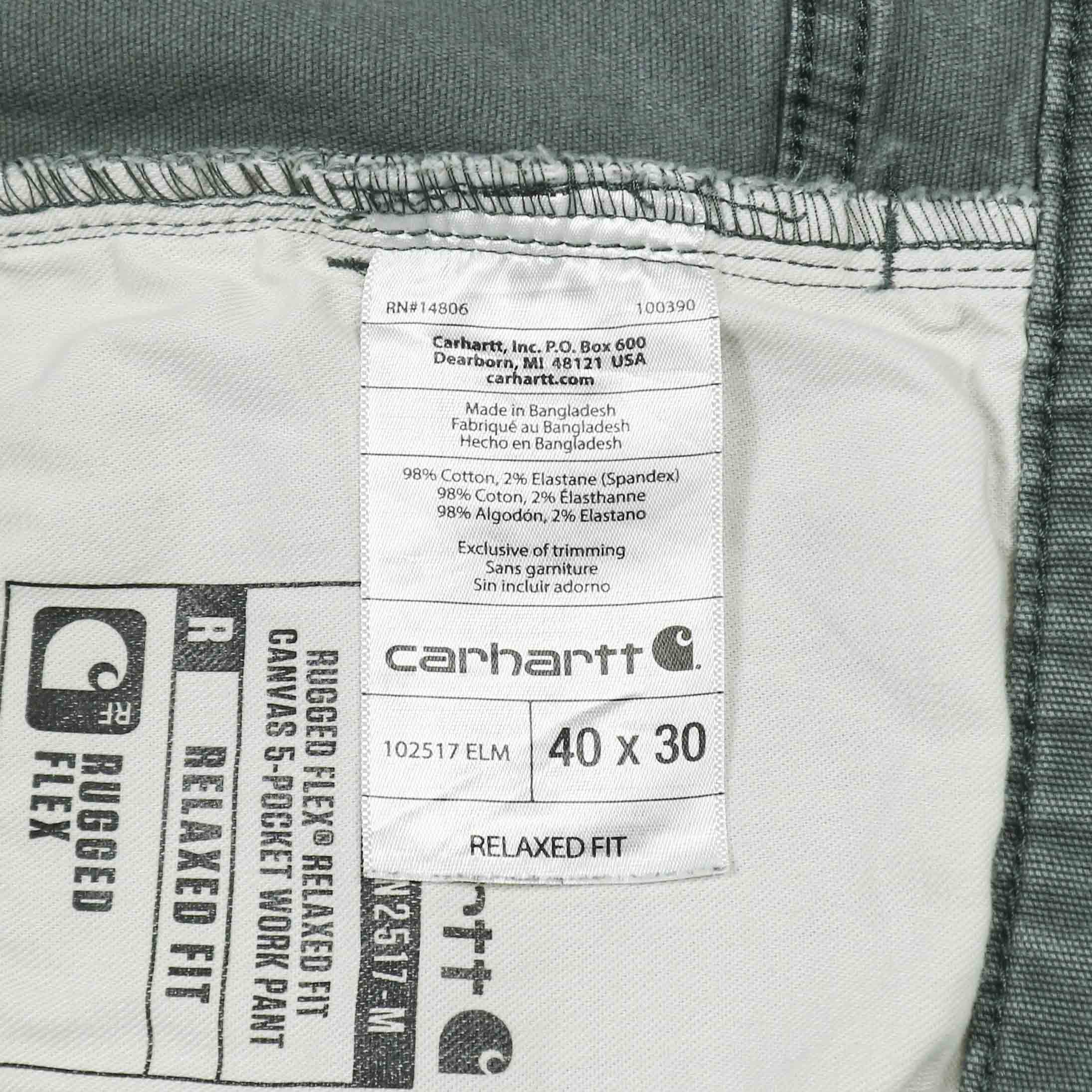Carhartt Canvas Cutted Shorts Size 40