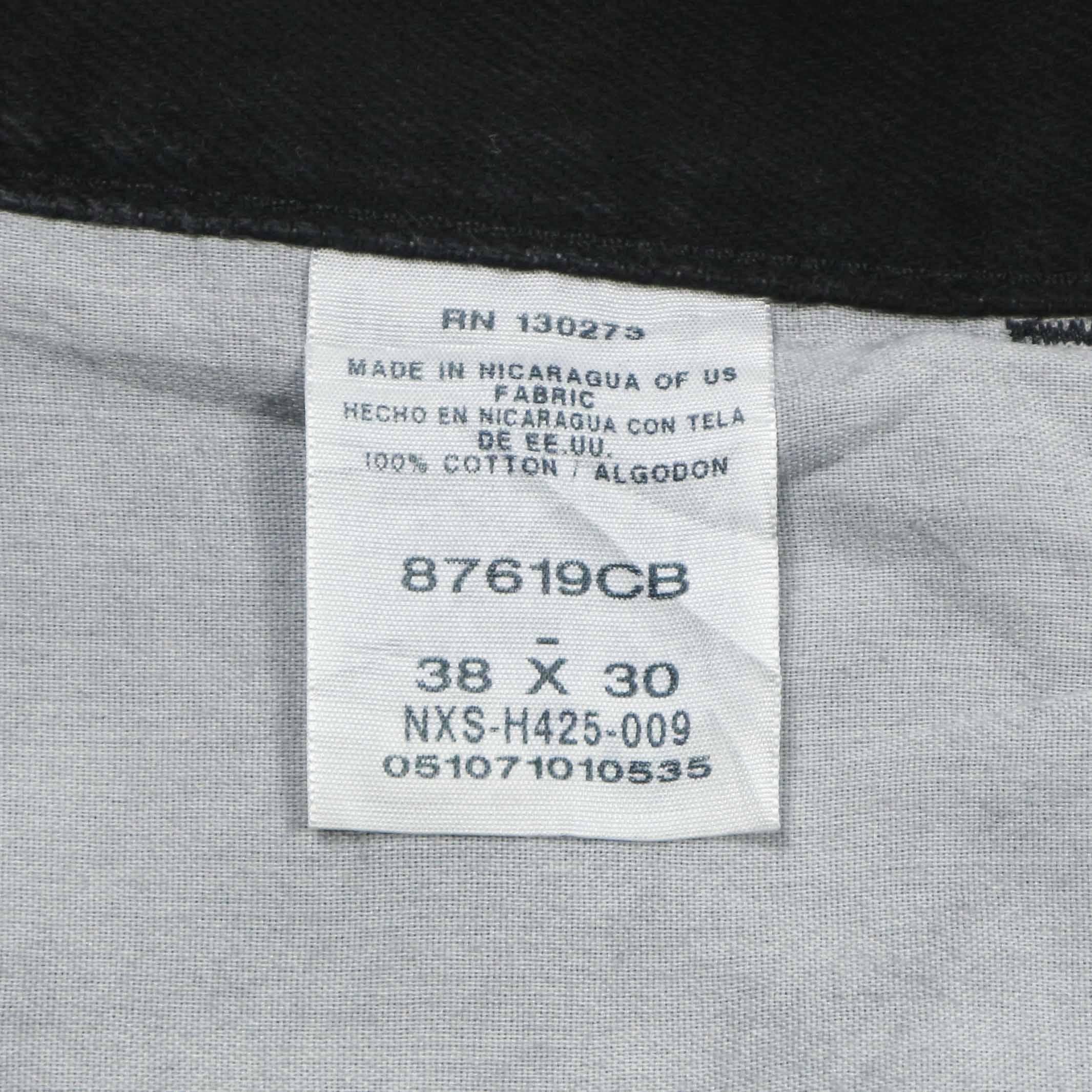 00s Rustler Black Denim Worker Jeans Size 38