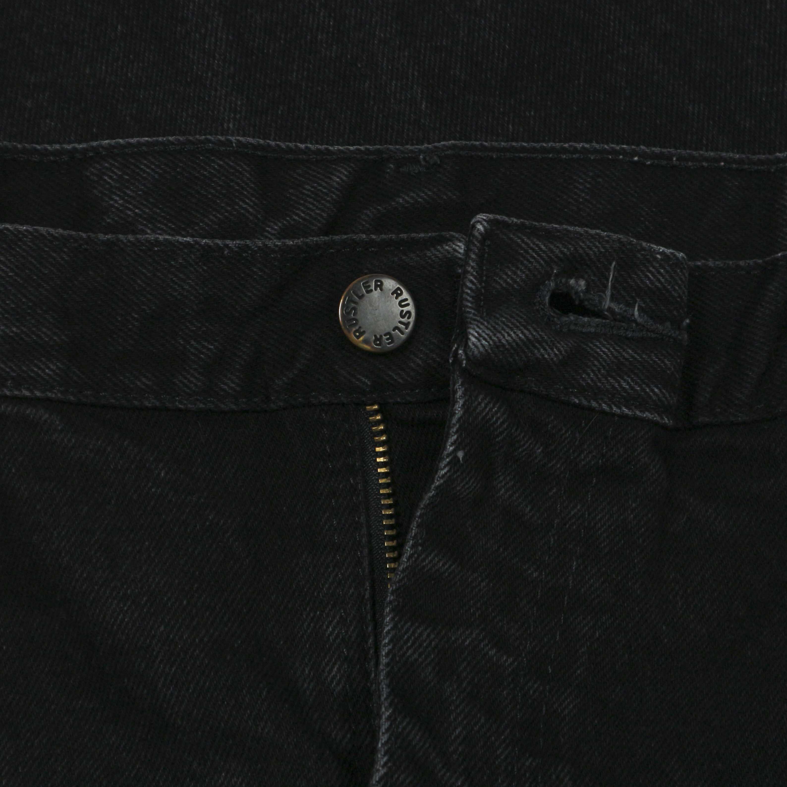 00s Rustler Black Denim Worker Jeans Size 36