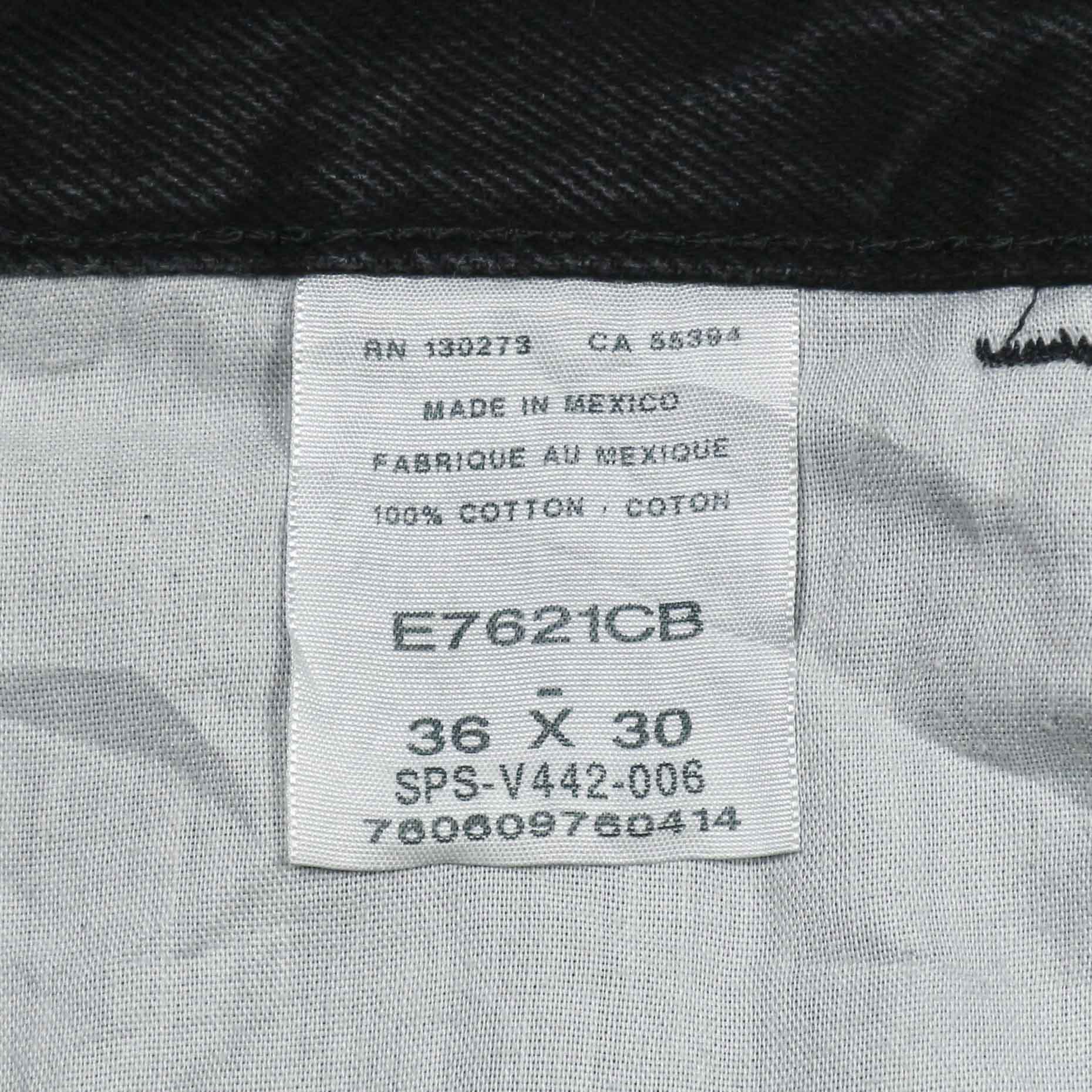 00s Rustler Black Denim Worker Jeans Size 36