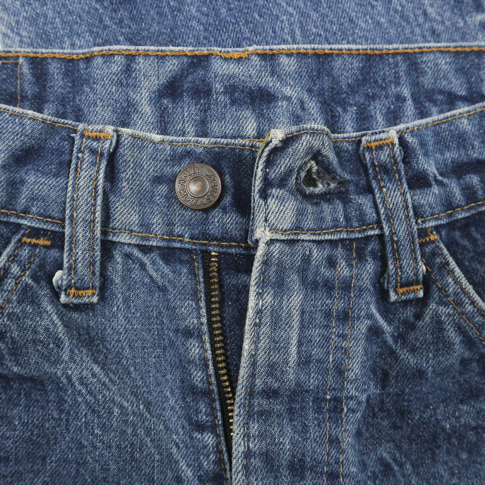 Vtg 70s Levi's 519 Made in USA Denim Jeans Size 28
