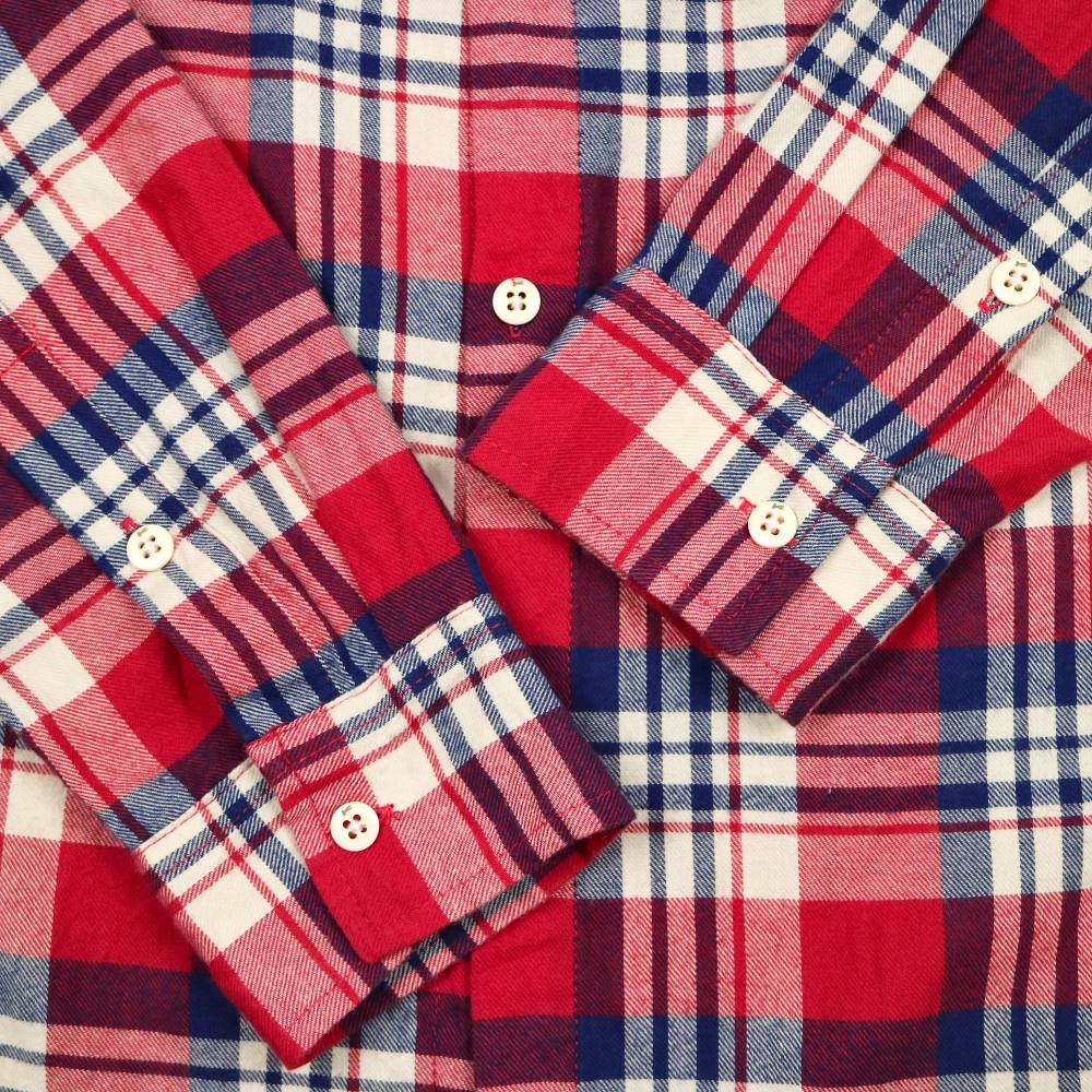 Denham The Jeanmaker Plaid Check Shirt Size S