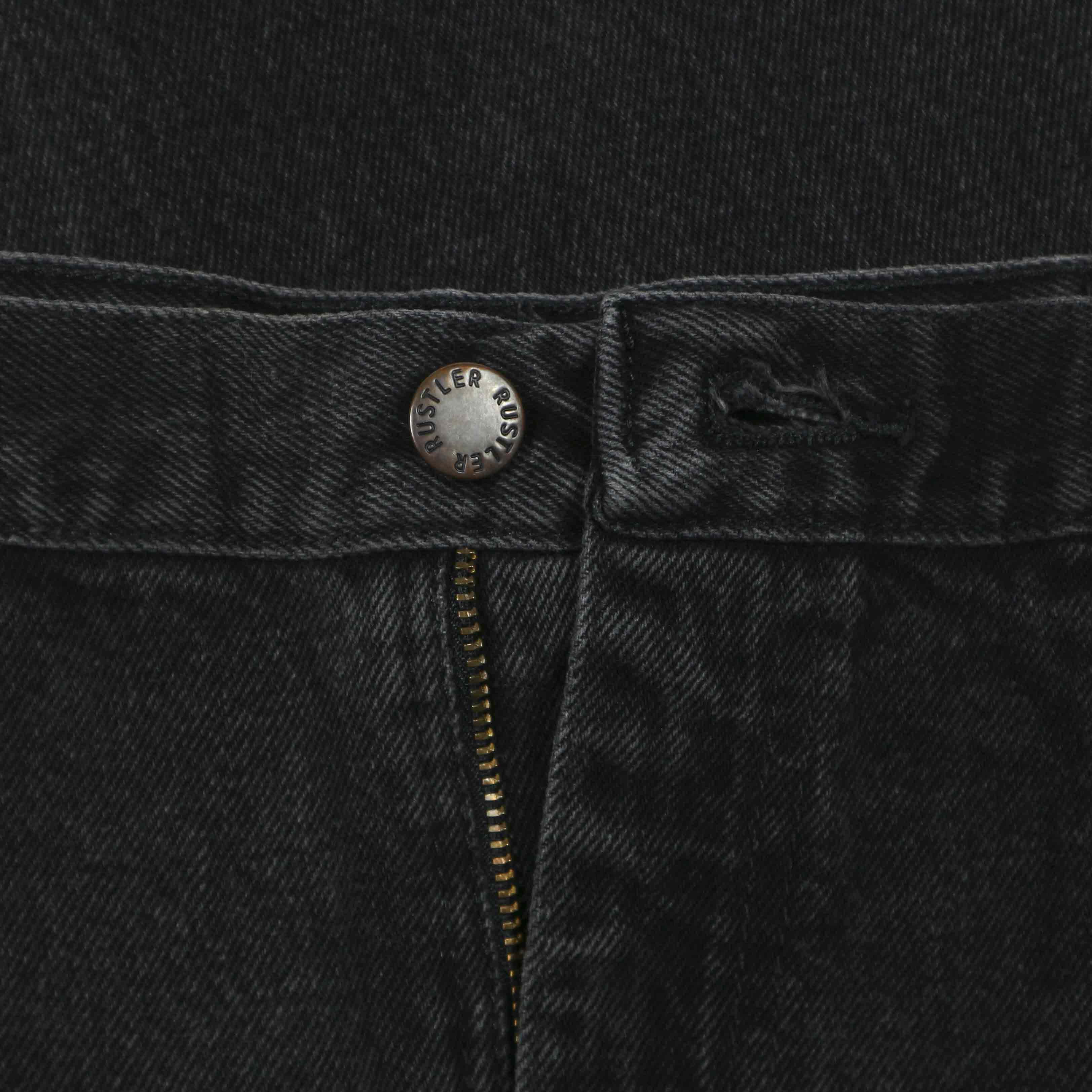00s Rustler Black Denim Worker Jeans Size 35