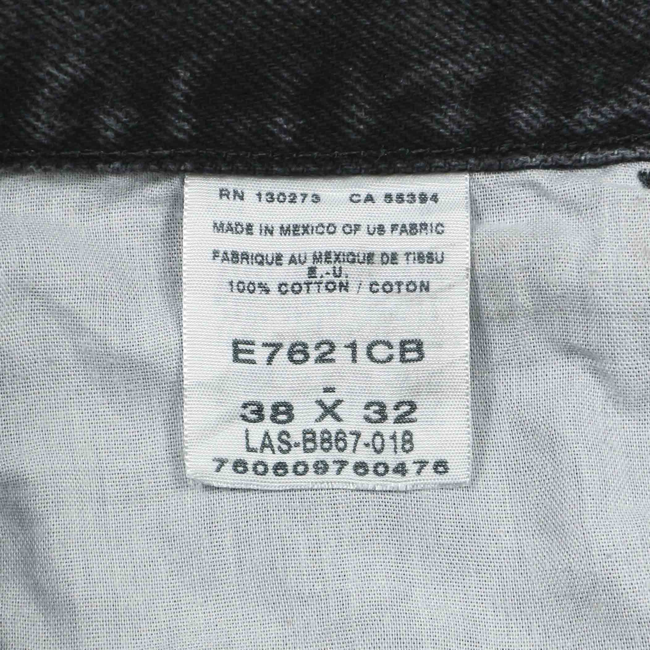 00s Rustler Black Denim Worker Jeans Size 38