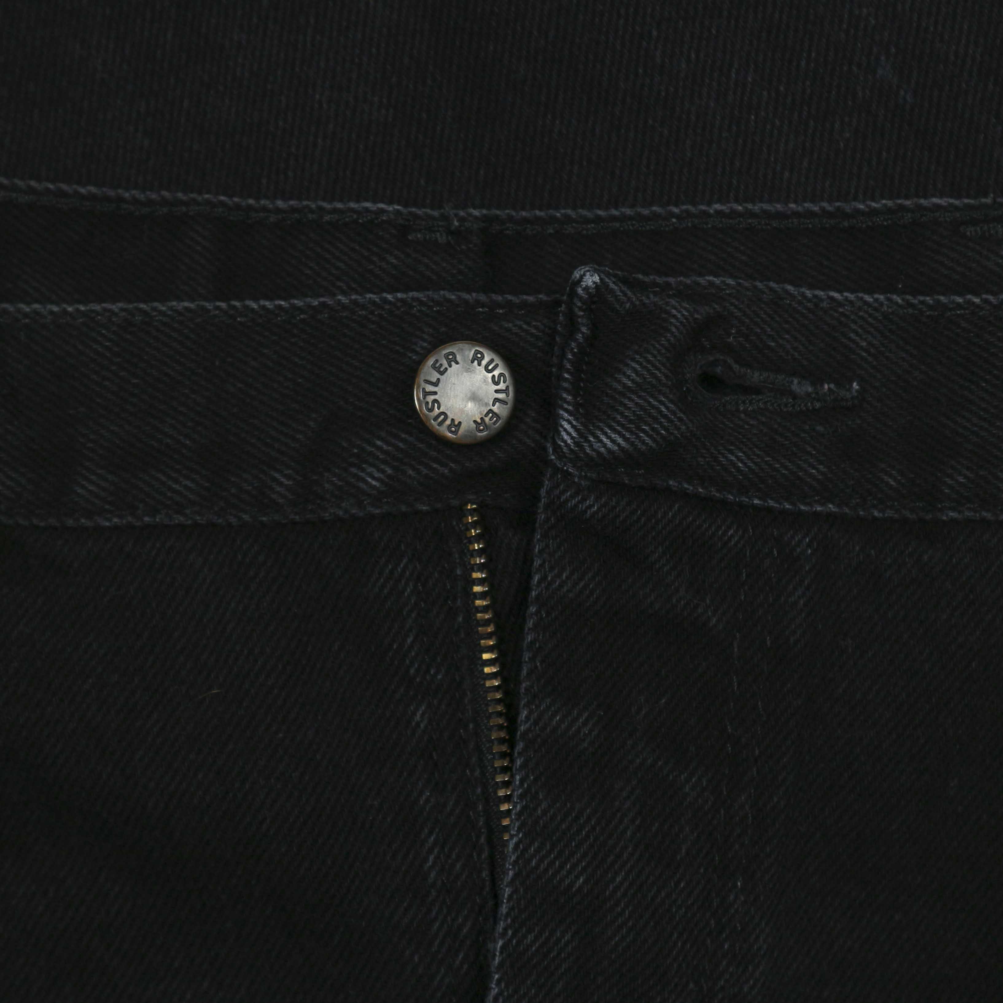 00s Rustler Black Denim Worker Jeans Size 35