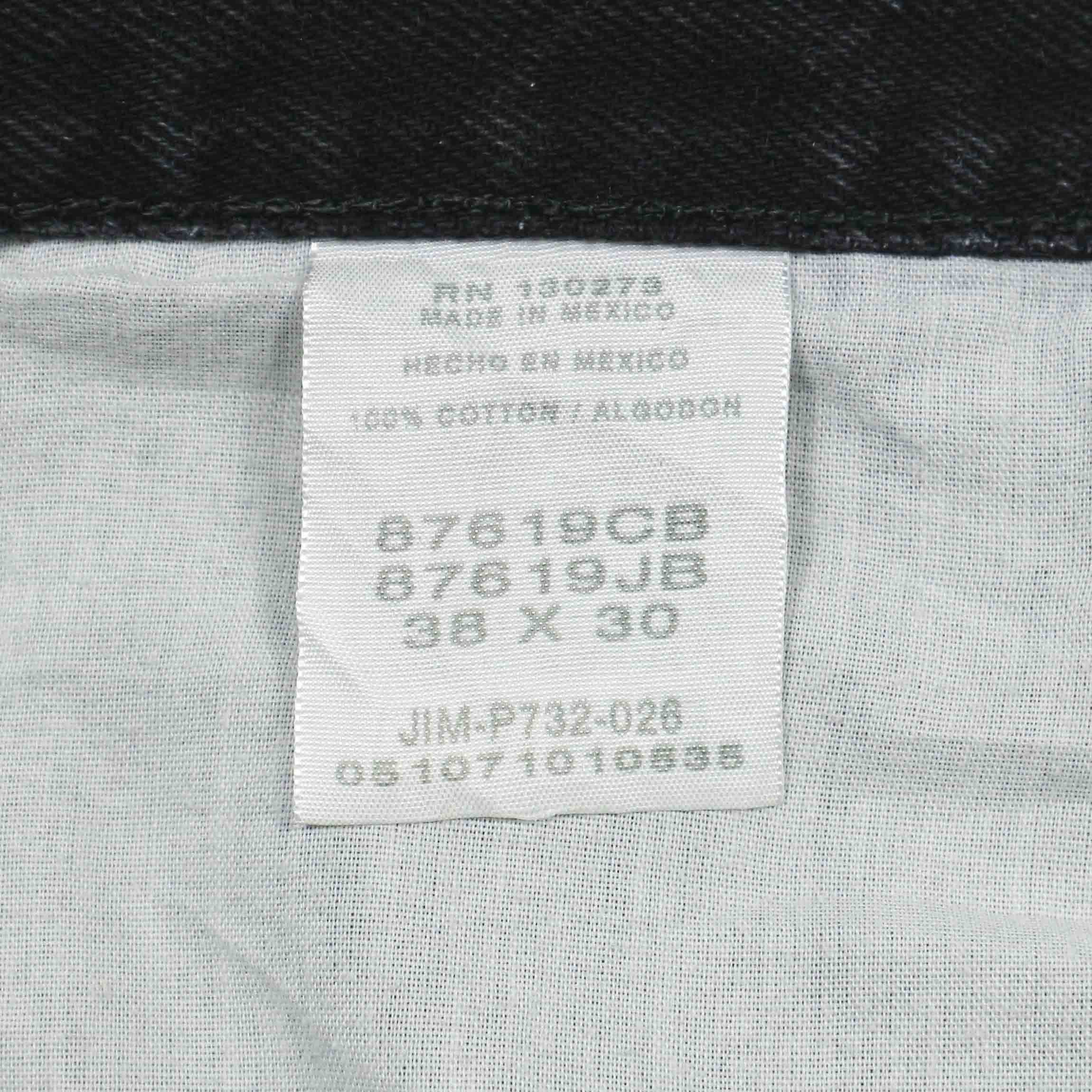 00s Rustler Black Denim Worker Jeans Size 38