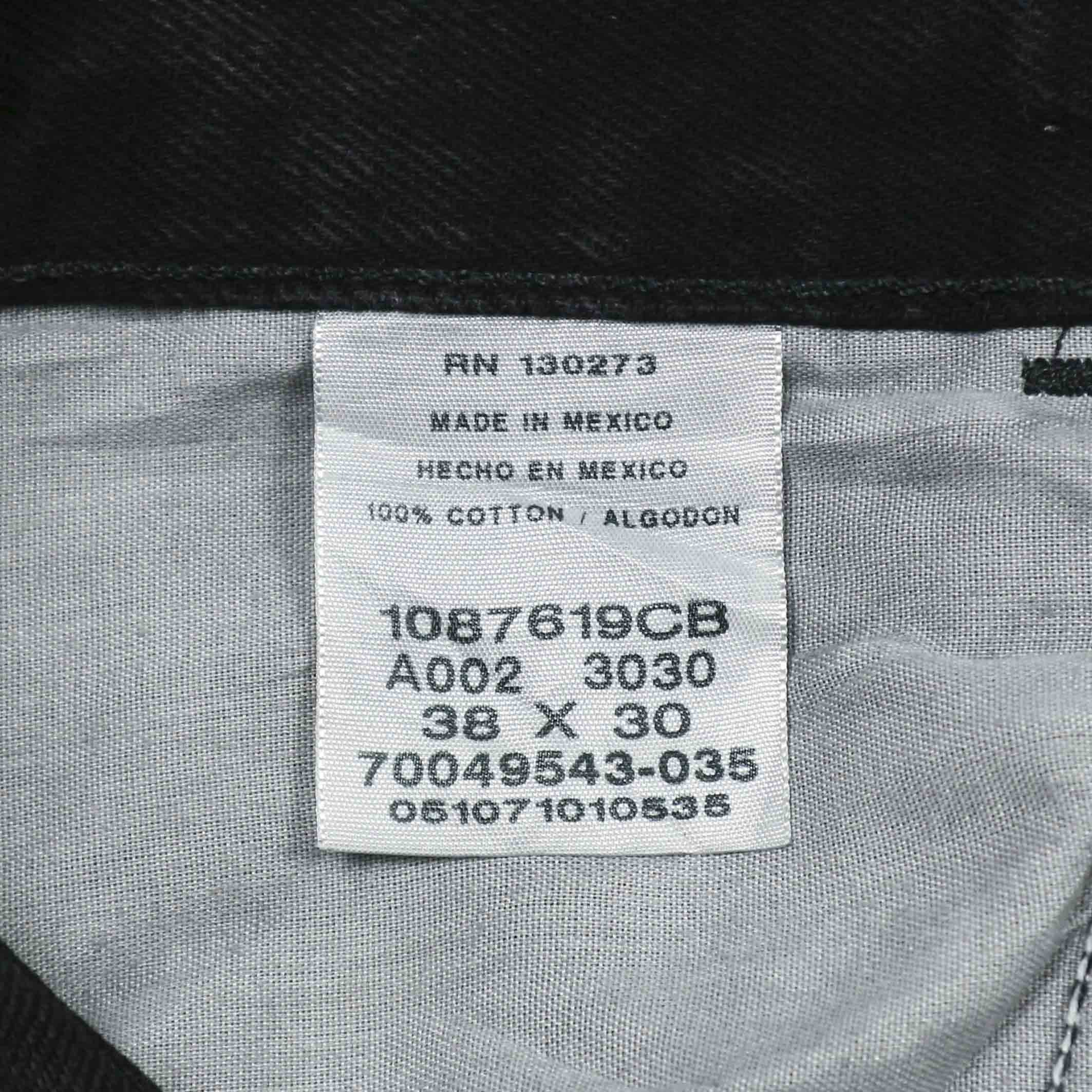 00s Rustler Black Denim Worker Jeans Size 38