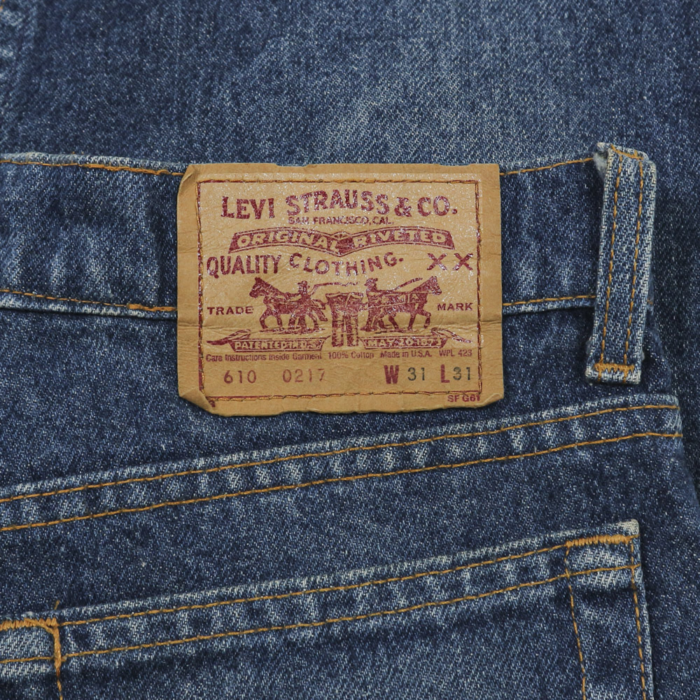 90s Levi's 610 Made in USA Denim Jeans Size 29