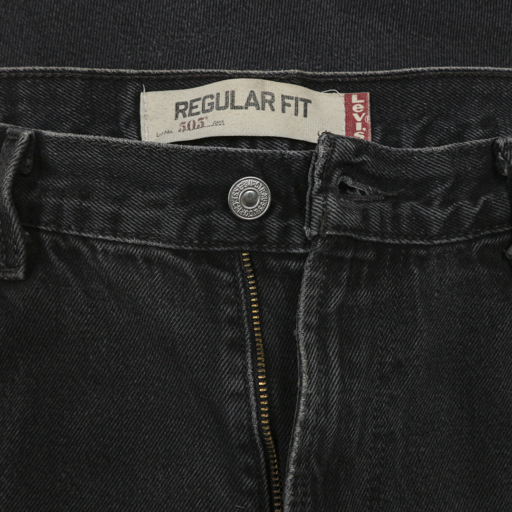 2000s Levi's 505 Black Denim Jeans Size 36