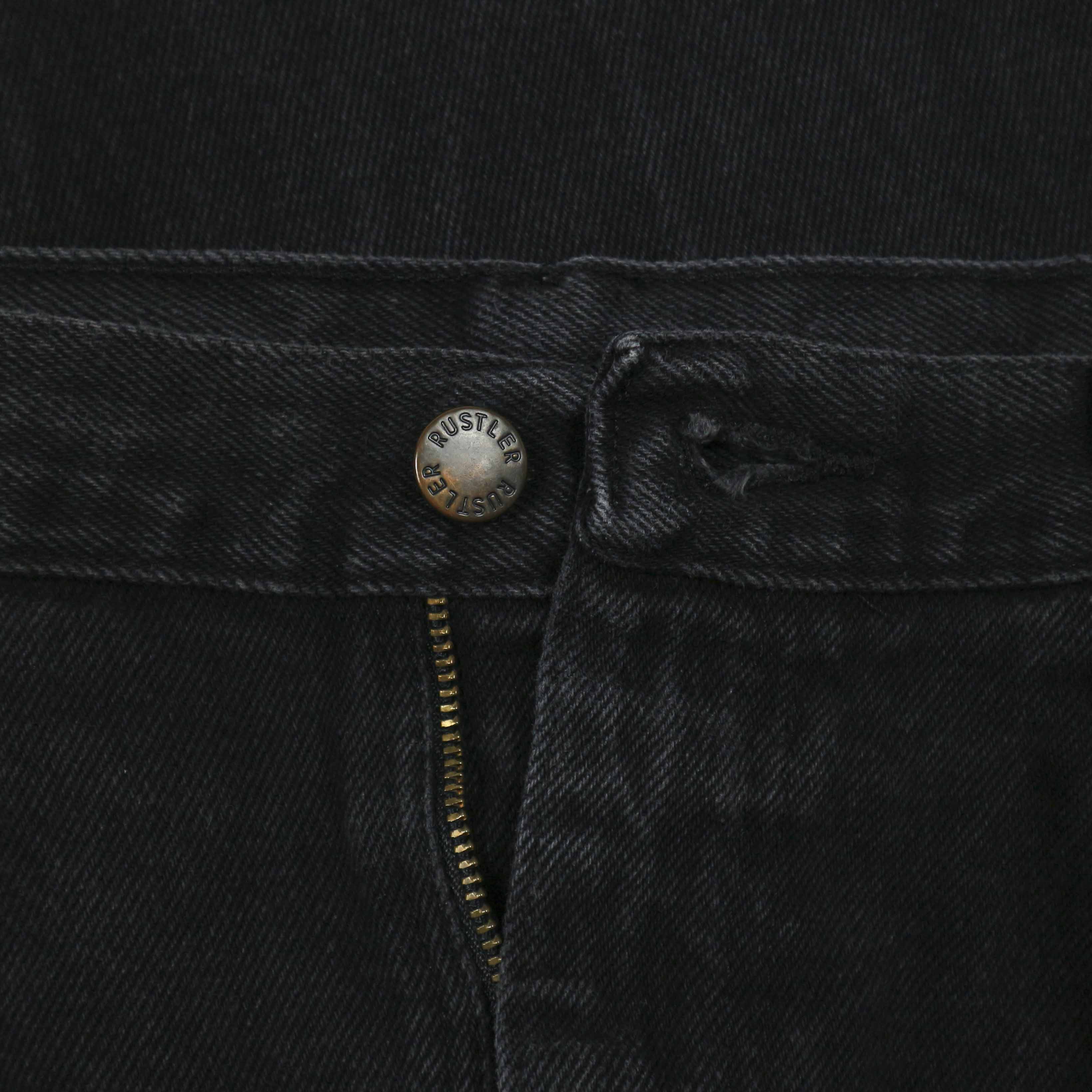 00s Rustler Black Denim Worker Jeans Size 35