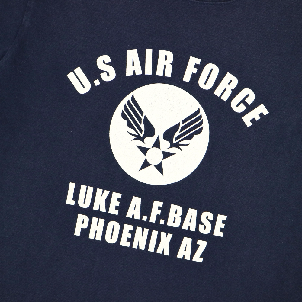 Houston U.S. Air Force Print T-Shirt L/S Size M
