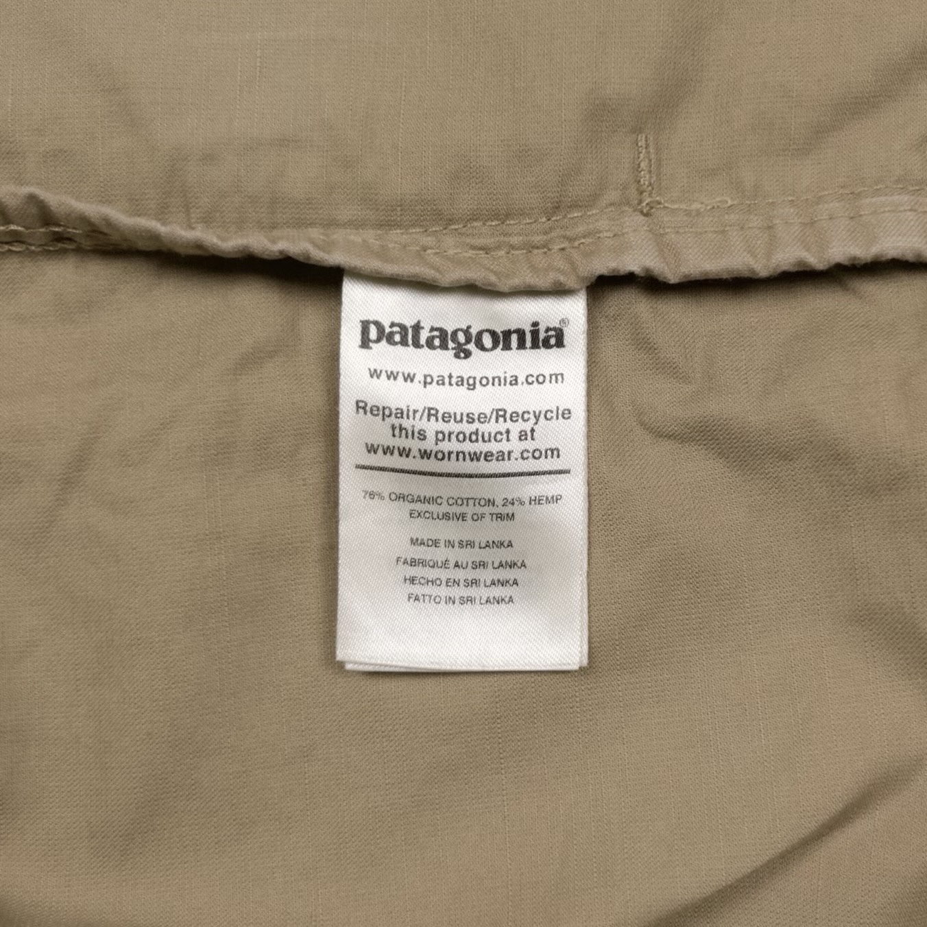 Patagonia Cotton Hemp Shirt Jacket Size M