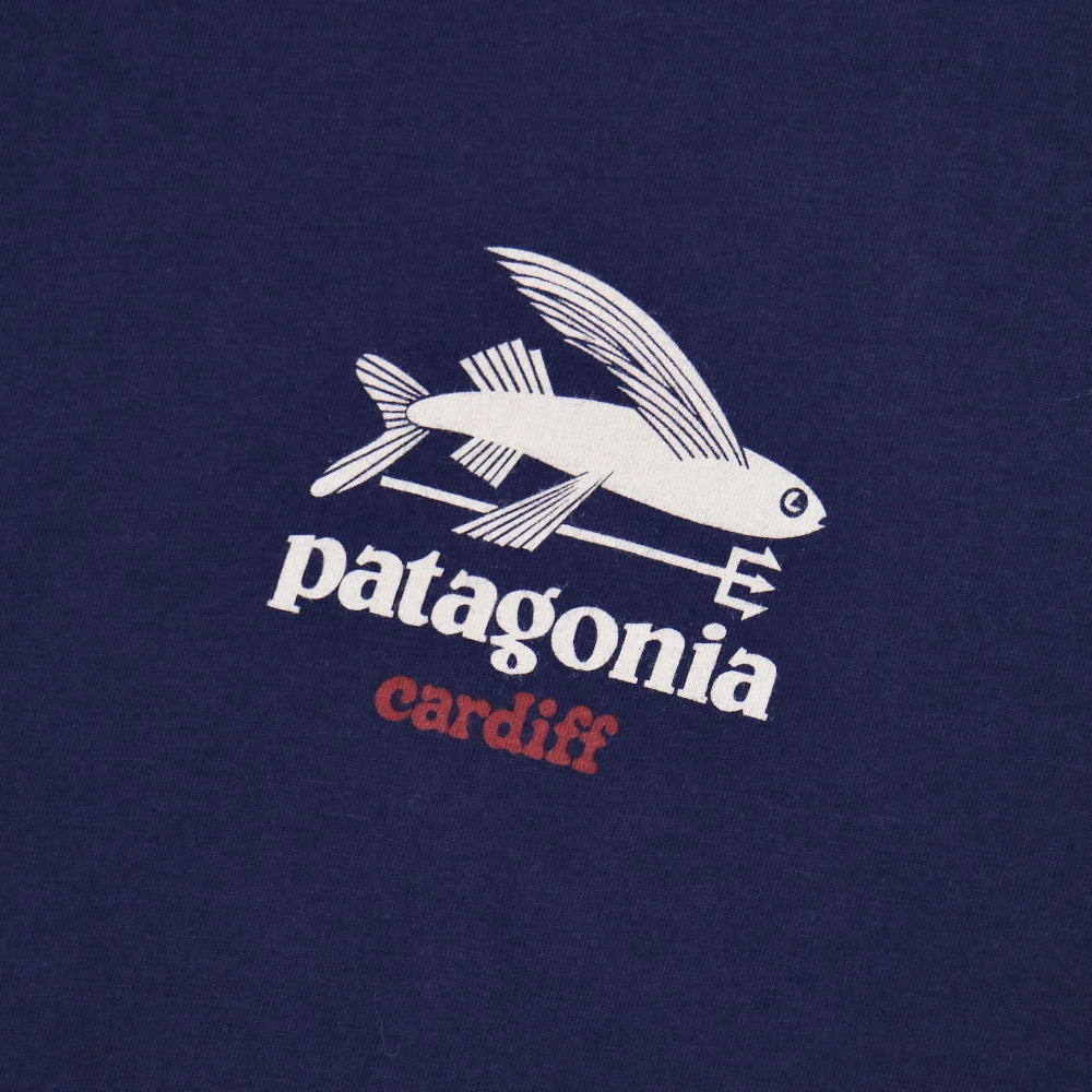Patagonia Cardiff Store T-Shirt Made in USA Size L