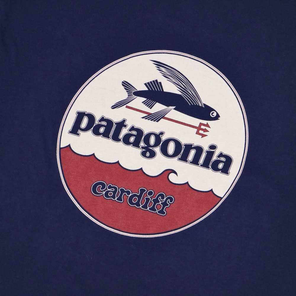 Patagonia Cardiff Store T-Shirt Made in USA Size L