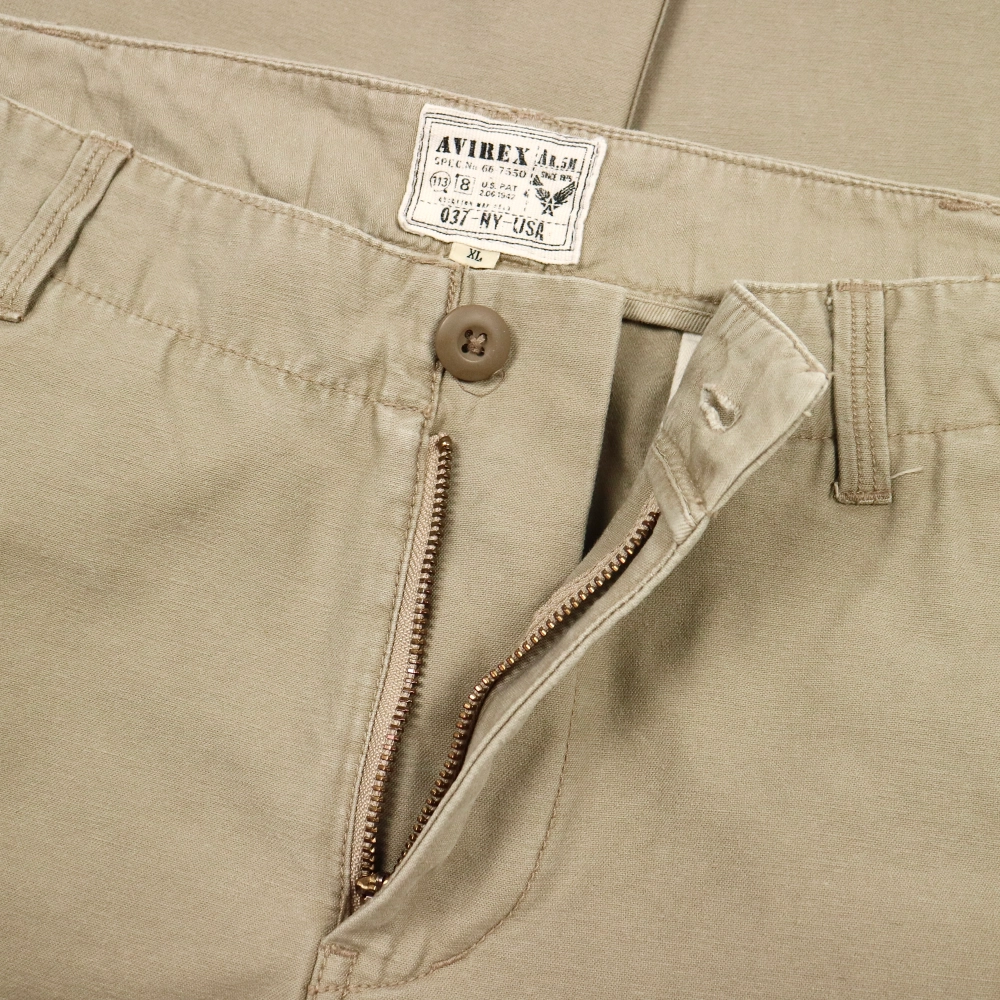 Avirex Khaki Utility Cargo Pants Size XL / 34