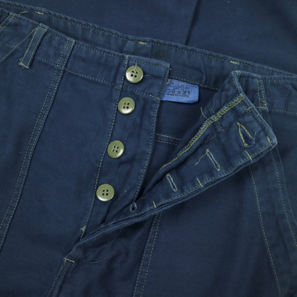 YMCL KY Blue Dyed Fatigue Pants Size 30