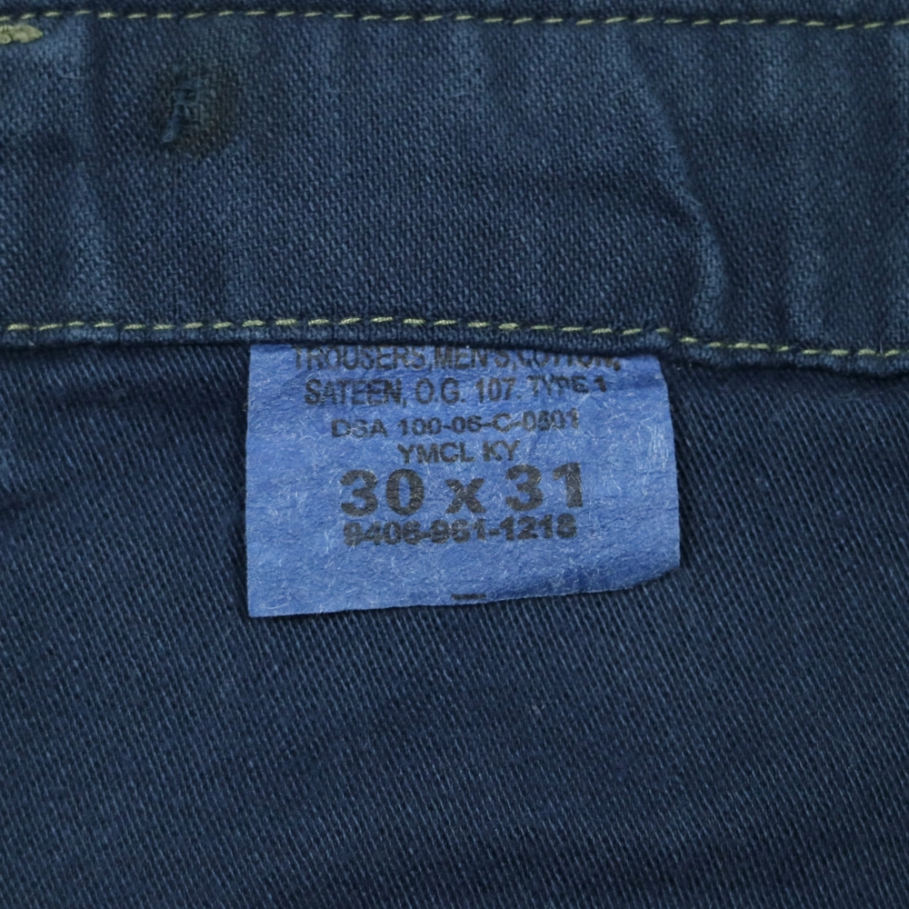 YMCL KY Blue Dyed Fatigue Pants Size 30