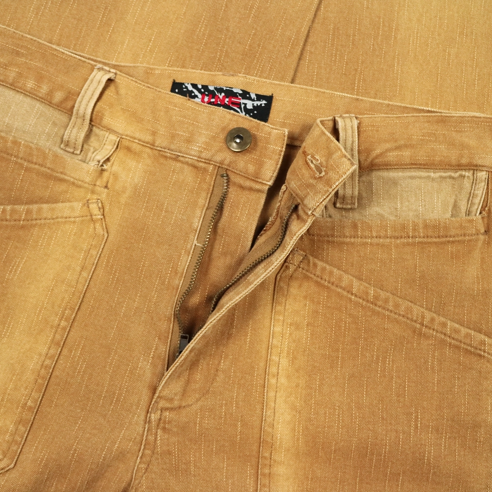 U.N.E Brown Canvas Work Pants Size 4 / 32