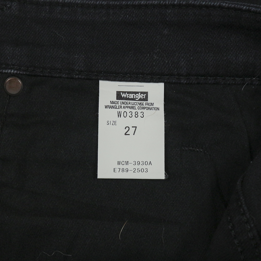 Wrangler Black Denim Jeans Size 27
