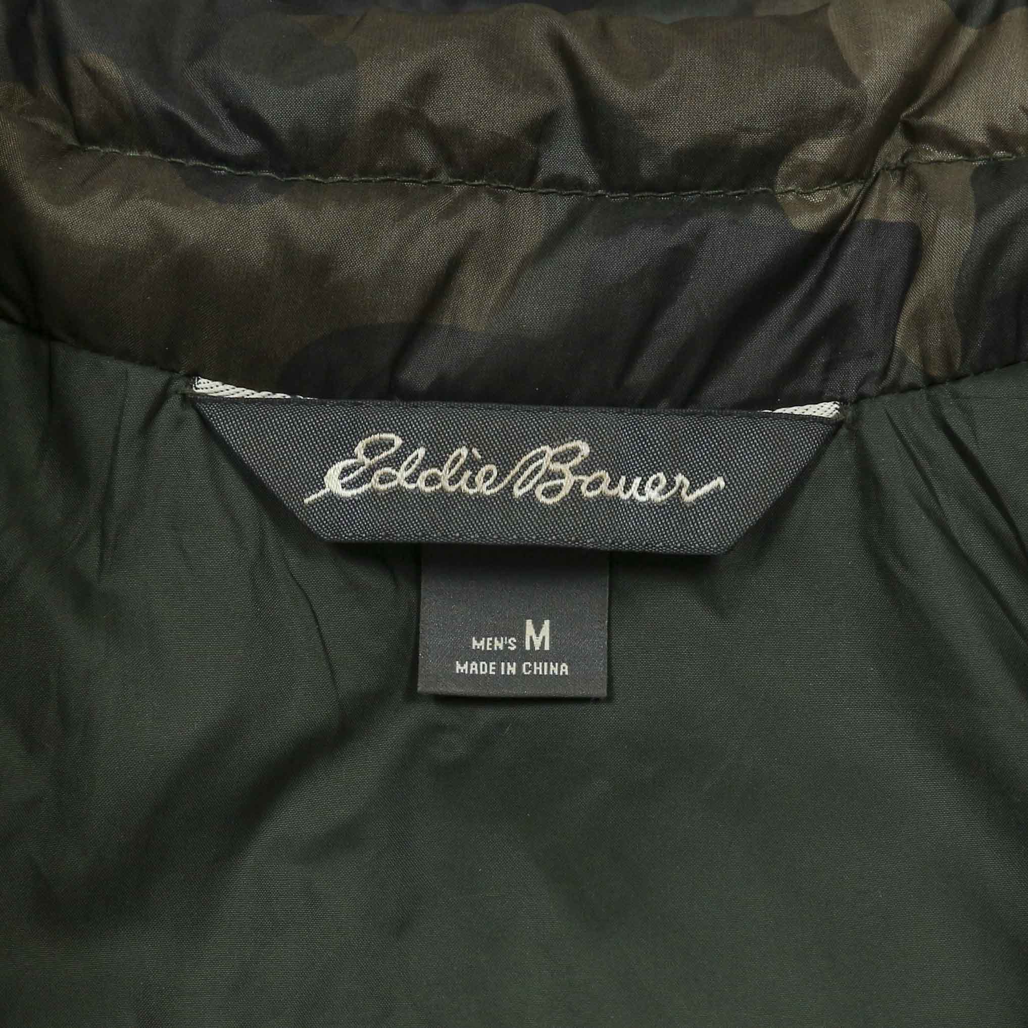 Eddie Bauer Outdoor Camo Down Jacket Size M