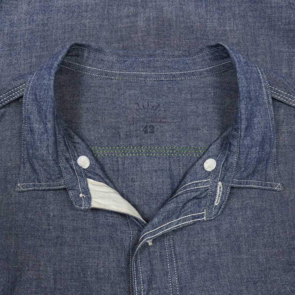 Sunny Sports Made in JP Chambray Work Shirts Size L