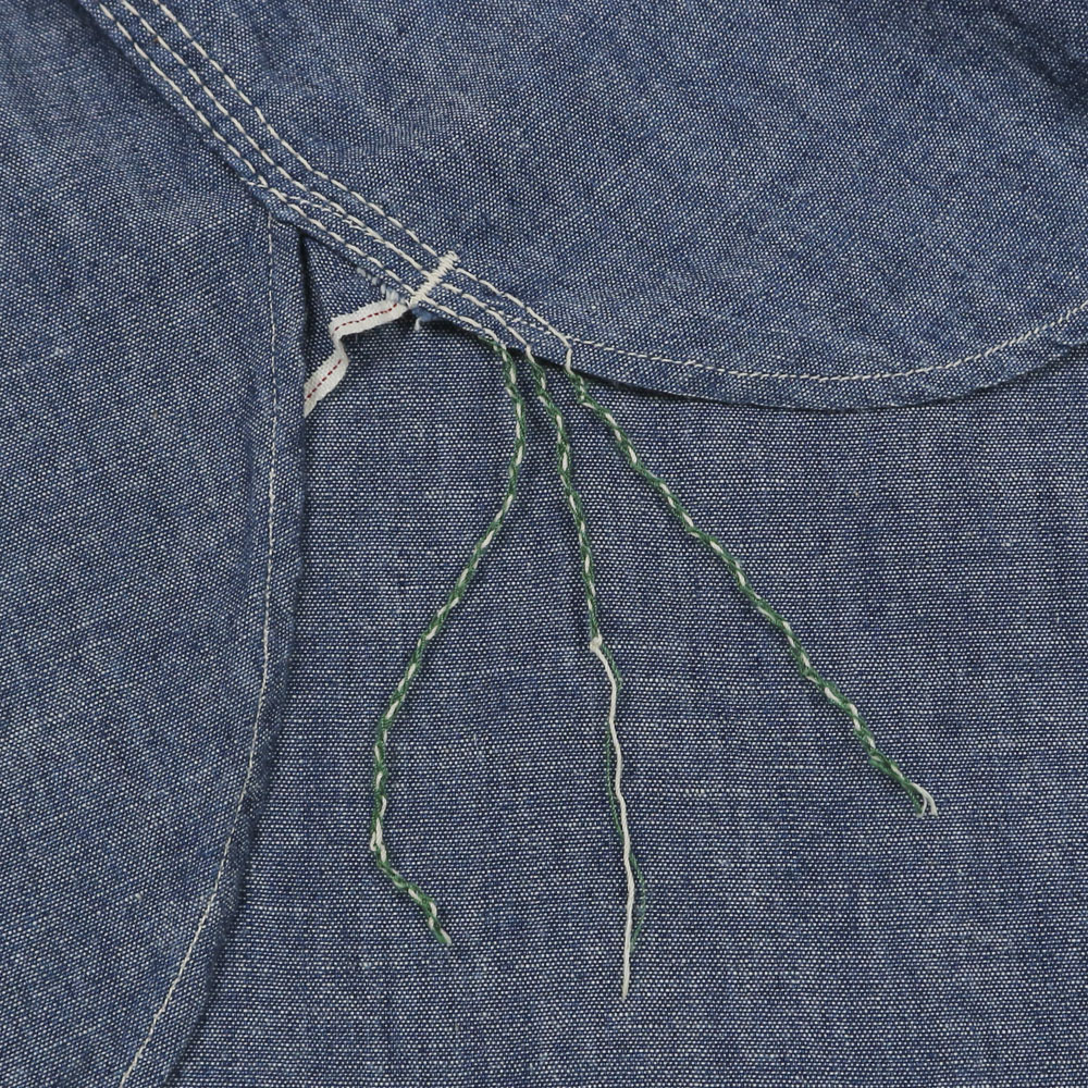 Sunny Sports Made in JP Chambray Work Shirts Size L