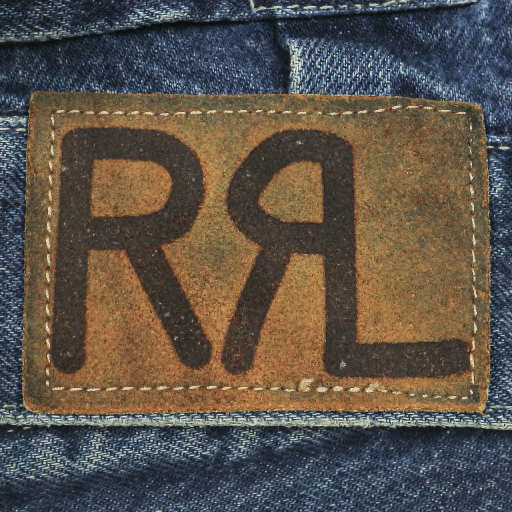 Double RL (RRL) USA Made Denim Jacket Size L