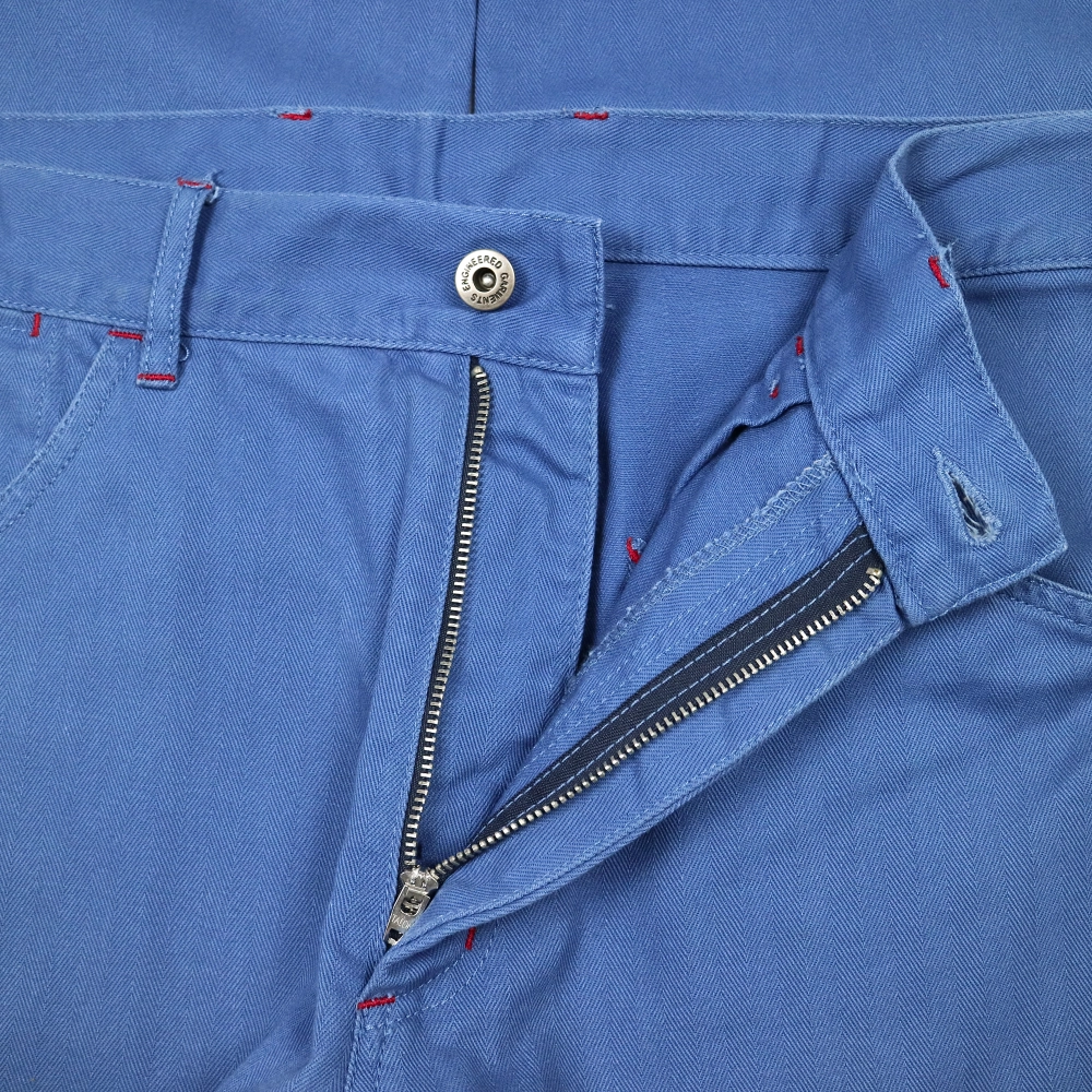 Engineered Garments Blue Herringbone Work Pants Size L / W35