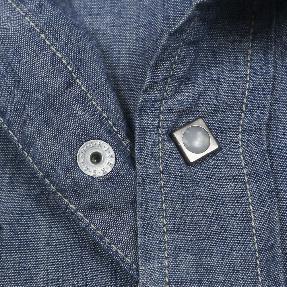 Pherrow's Japan Chambray Western Shirt Size S